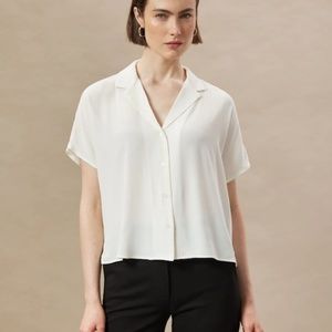 The Camp Collar Blouse in White